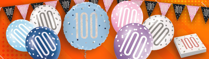 100th Birthday | Party Supplies | Party Save Smile